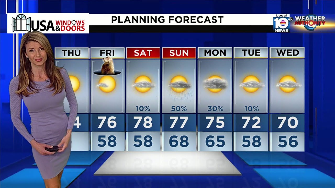 Local 10 News Weather: 02/01/2024
