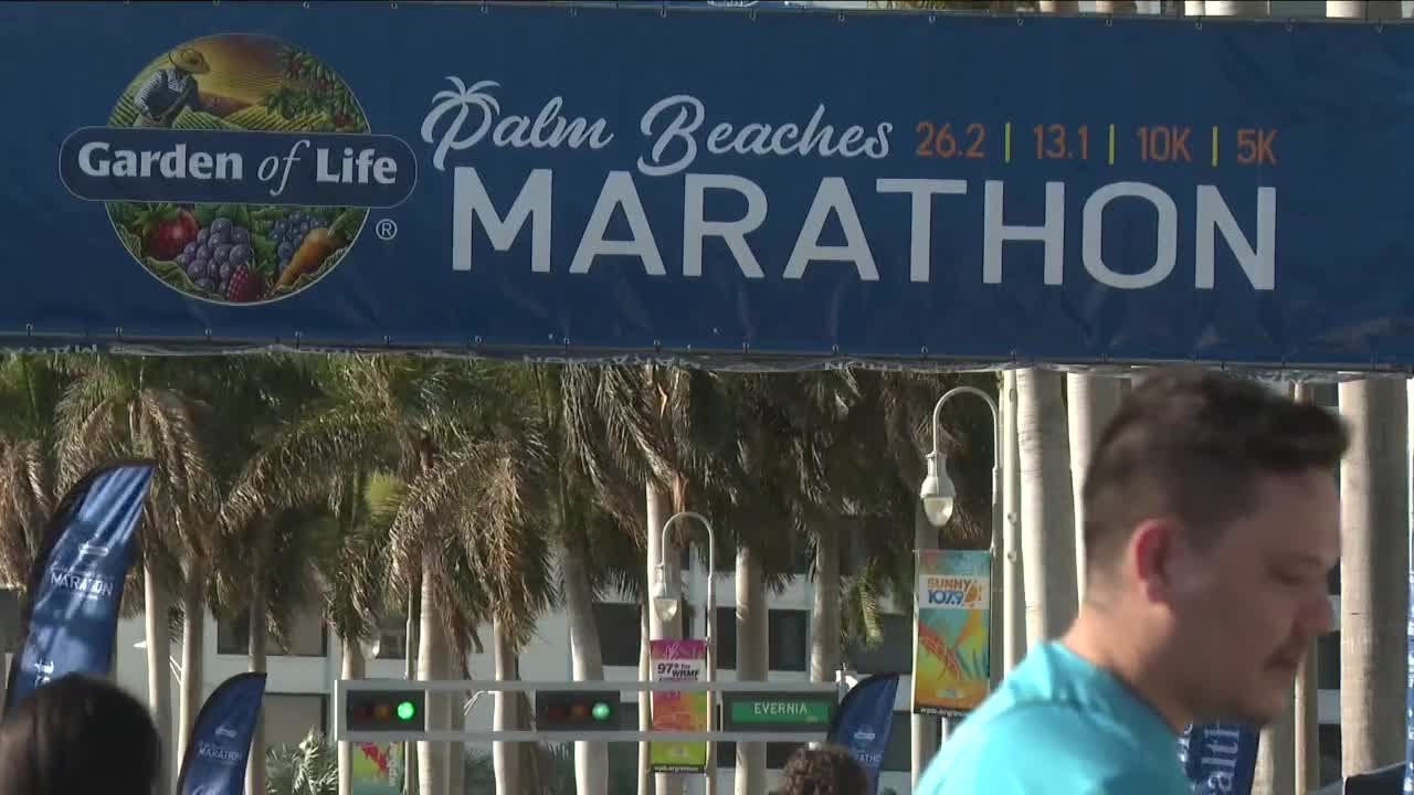 Palm Beaches Marathon takes over streets of West Palm Beach