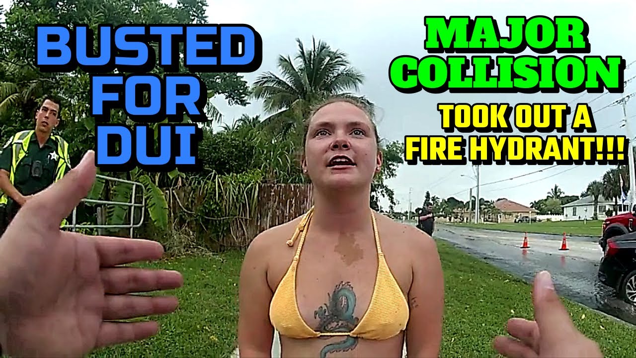 Florida Girl gets Busted for DUI after Major Collision – Port St. Lucie, Florida – July 9, 2023