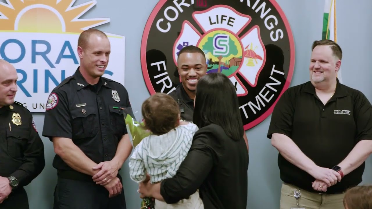 Coral Springs: Child Saved by First Responder Reunion