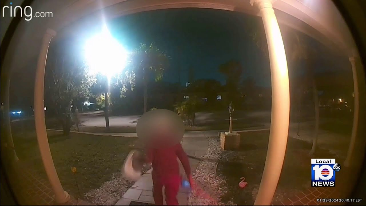 Police seek woman who they said asked a child to swipe package from Miami home