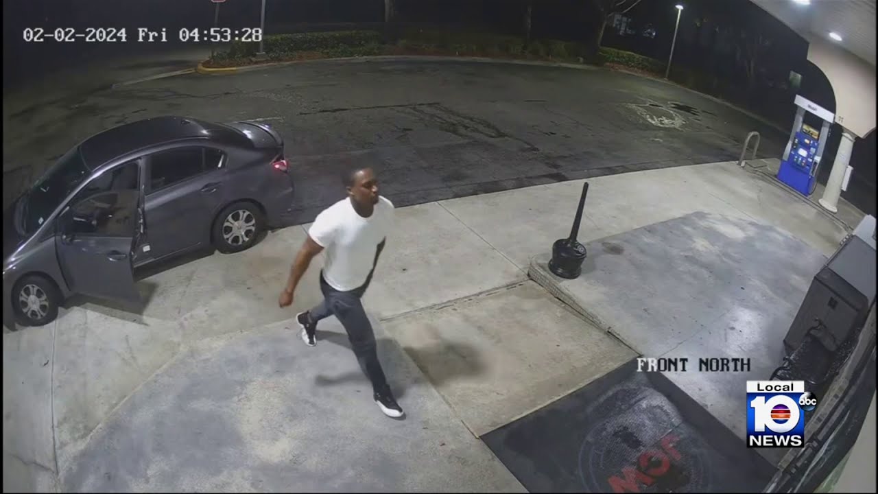 Man rams car into Plantation gas station moments before being shot by police