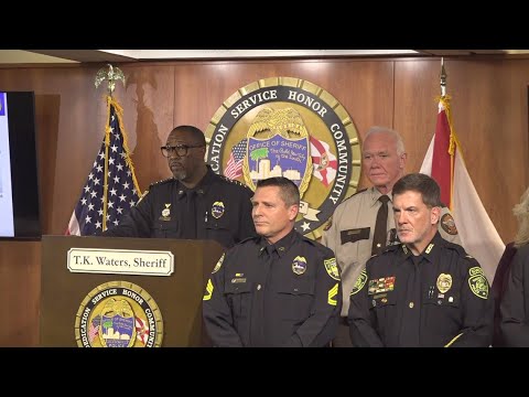 Jacksonville Sheriff T.K. Waters announces 14 arrests on drug charges in 'Operation Player's Club'