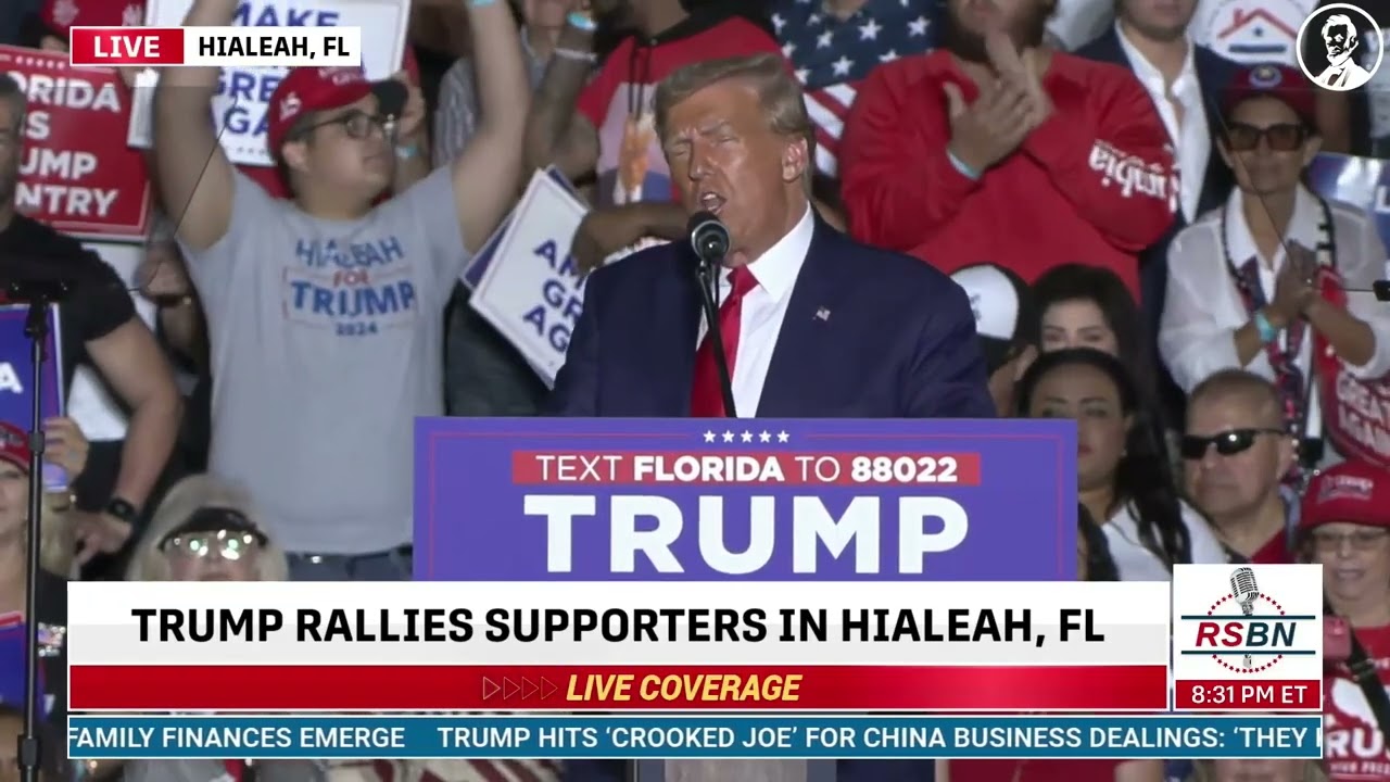Trump's Hialeah Speech in 94 Seconds