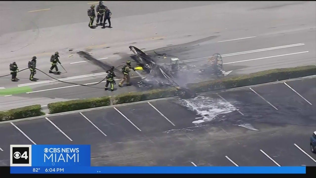 Plane that crashed in Hollywood was based in Pembroke Pines