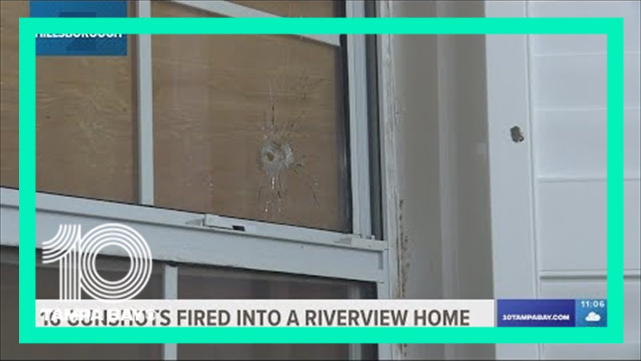 16 gunshots fired into a Riverview home over the weekend