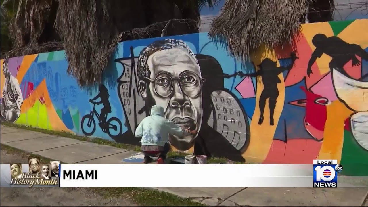 New addition to Overtown mural dedicated to legacy of Dana Albert Dorsey