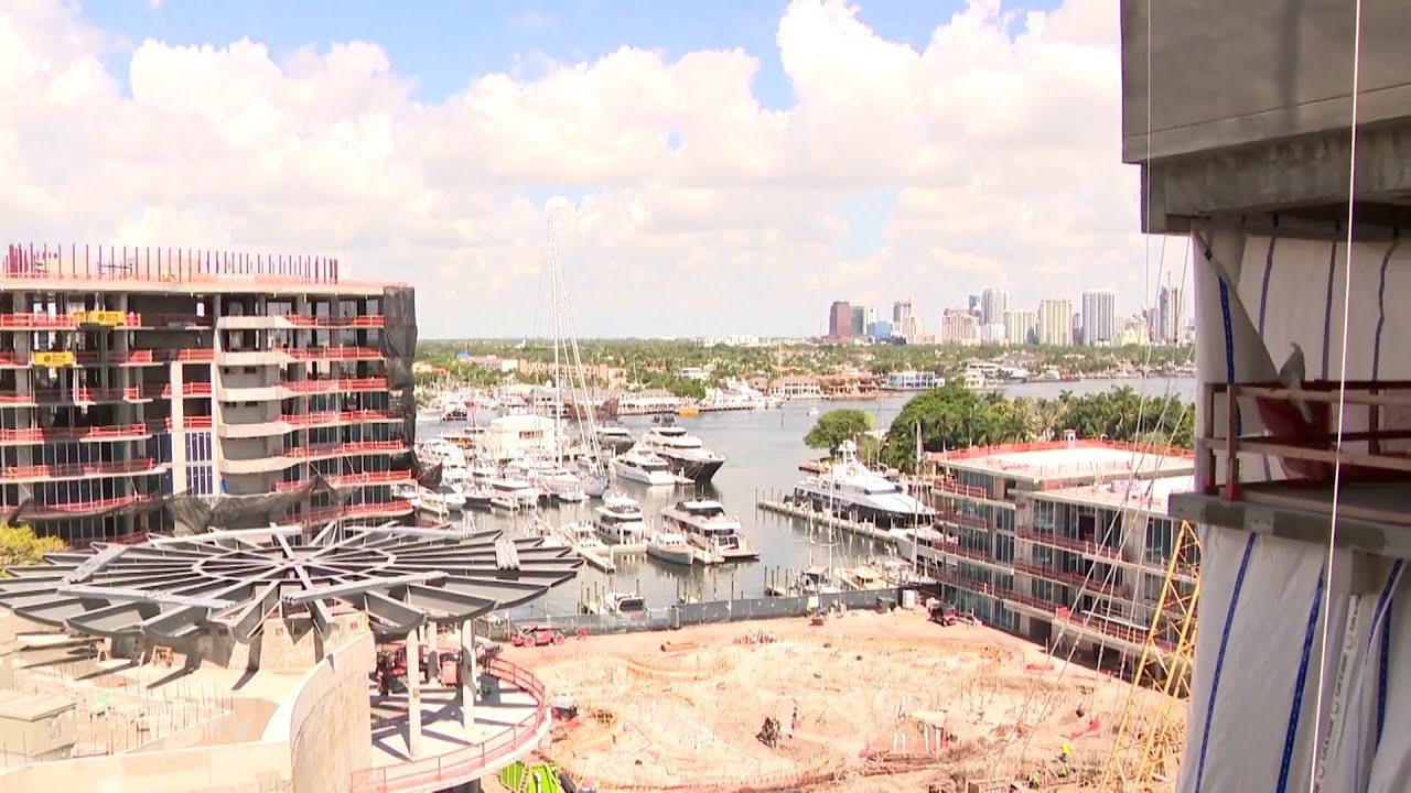 Construction progressing on Pier 66 in Fort Lauderdale