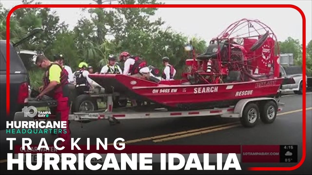 Rescue teams deployed in Clearwater following Hurricane Idalia