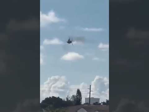video of Pompano Beach helicopter crash