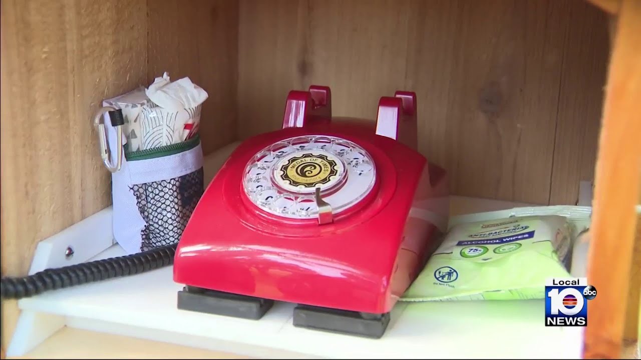 "Wind Phone" at South Florida beach helps grieving families