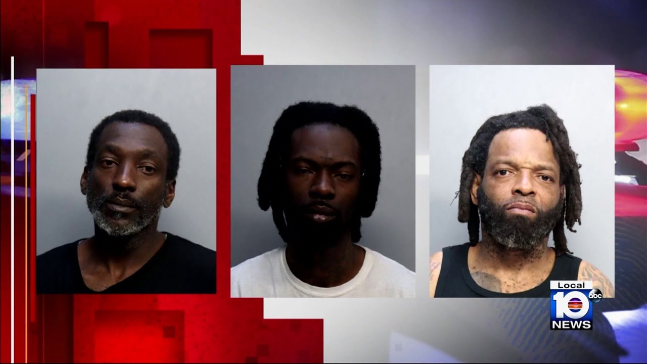Trio arrested in connection to stolen property in Miami-Dade