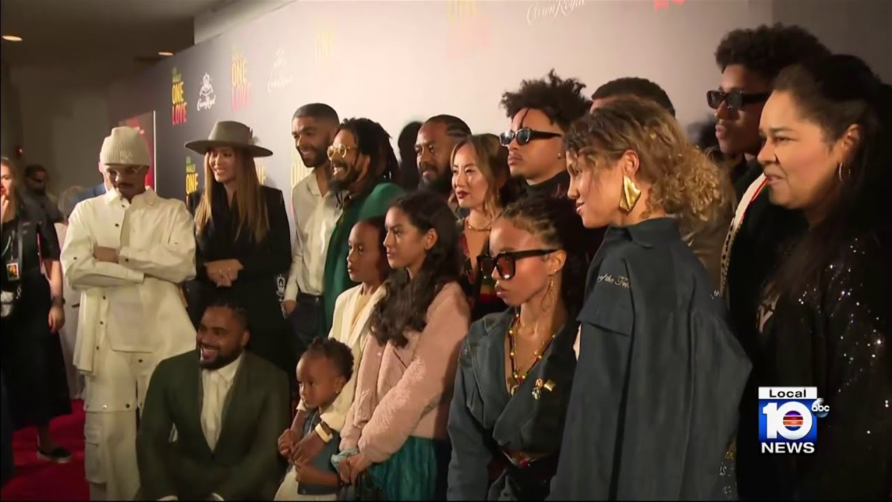 Miami Beach hosts red carpet premiere for new Bob Marley film
