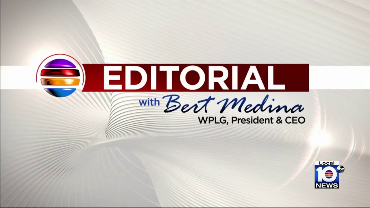 Editorial with WPLG President & CEO Bert Medina
