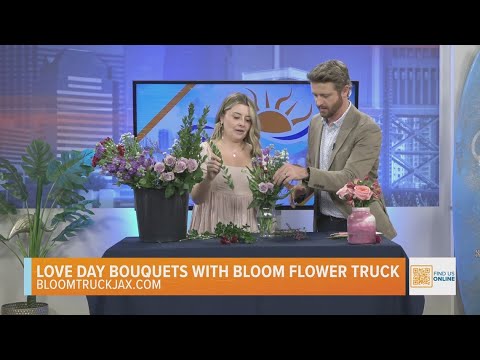 Love Day Bouquets with Bloom Flower Truck of Jacksonville