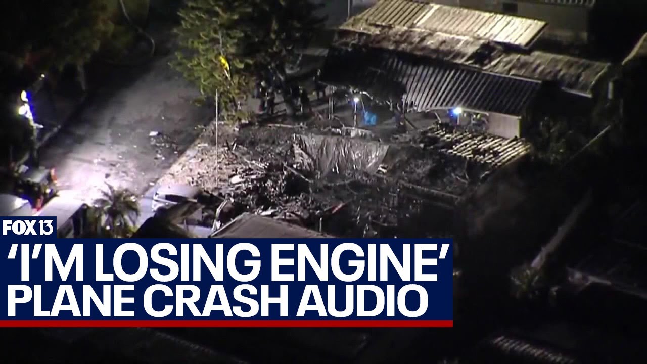 Tragic audio reveals moments before plane crashes in Florida
