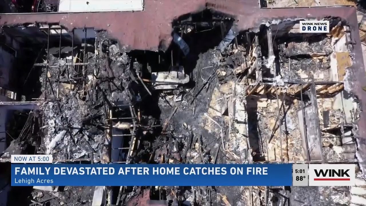 Lehigh Acres family devastated after fire destroys home