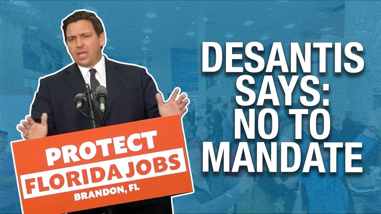 DeSantis signs bill banning forced vaccines, mandates in Brandon, Florida
