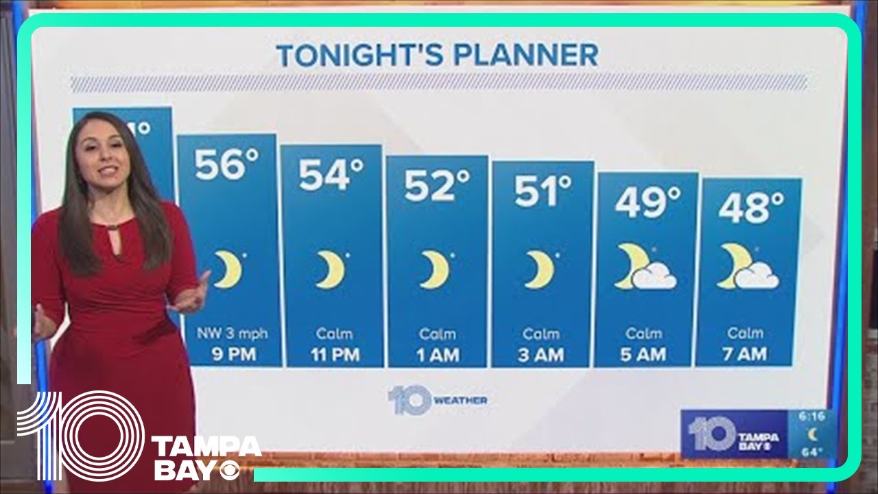 10 Weather: Tampa Bay area evening forecast | Friday, Feb. 2, 2024