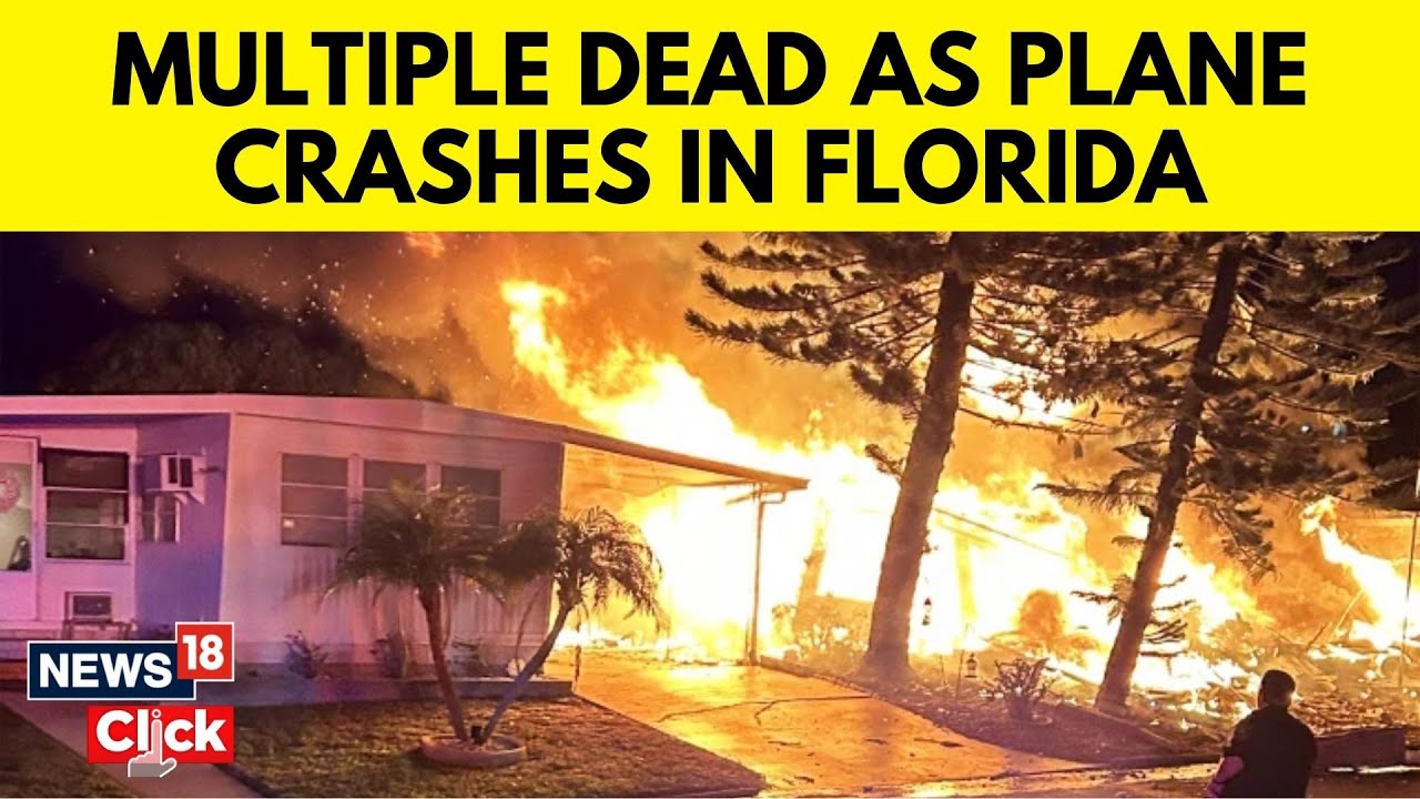 Florida Plane Crash | US News | Plane Crashes Into Mobile Home Park In Florida | N18V