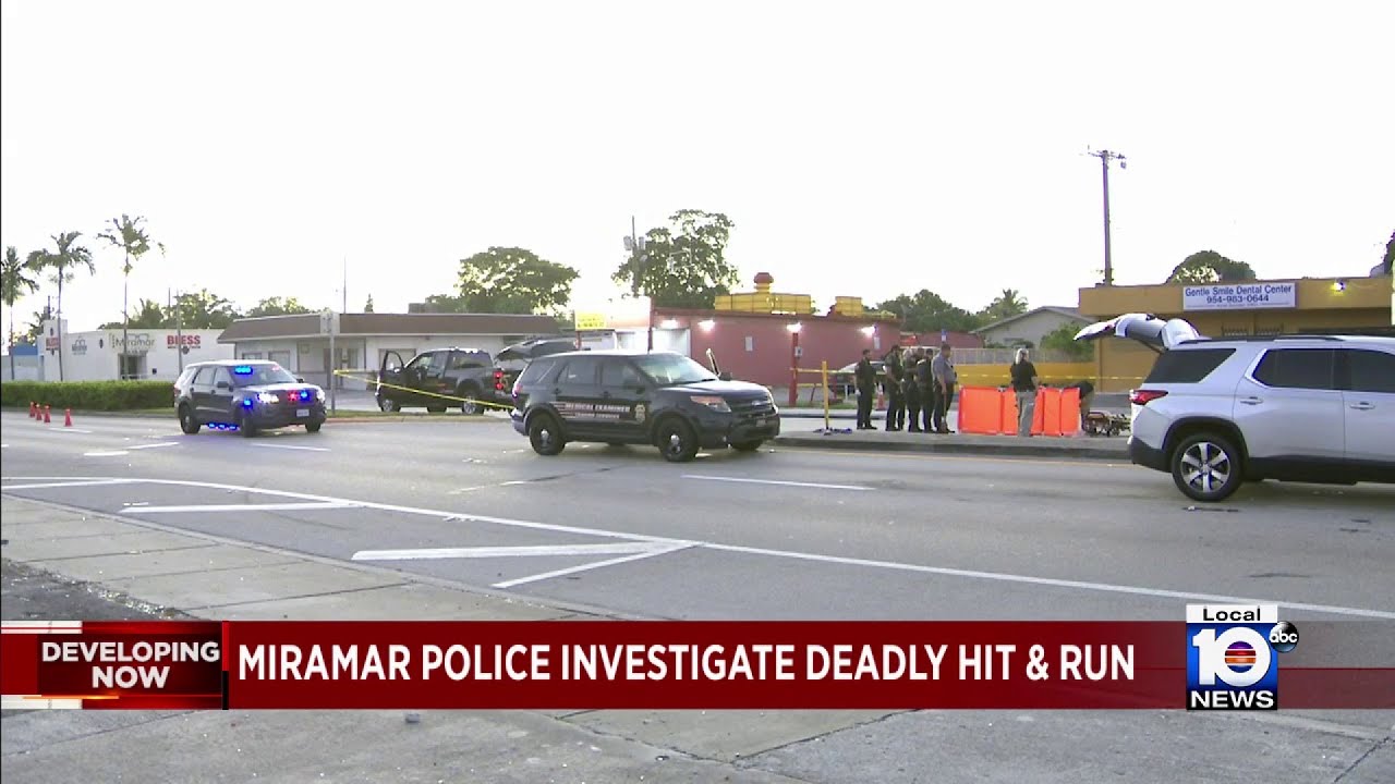Fatal hit-and-run crash under investigation in Miramar
