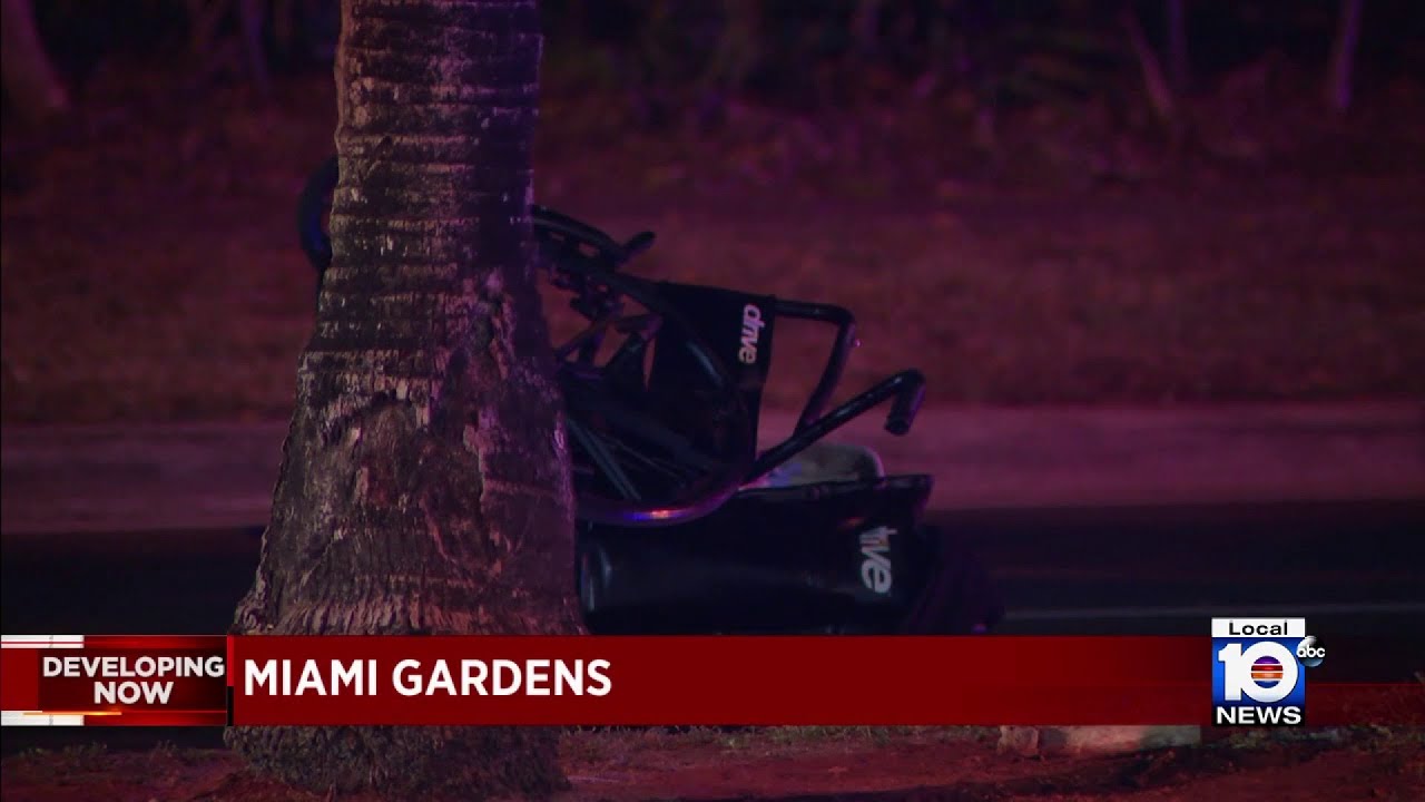 Pedestrian in wheelchair killed in Miami Gardens crash