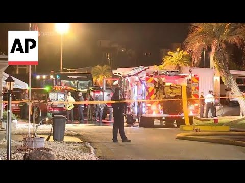 Several dead after small plane crashes in Clearwater, Florida, mobile home park