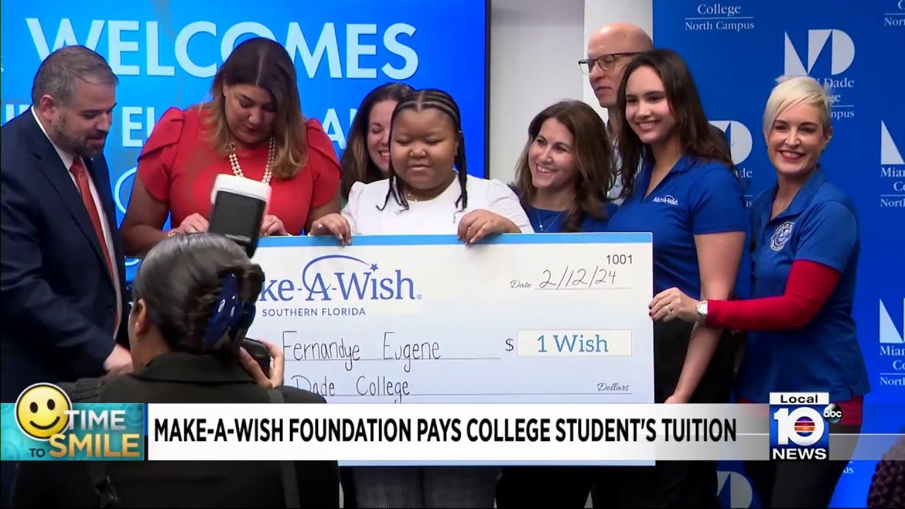 Make-A-Wish Southern Florida grants gift for South Florida college student
