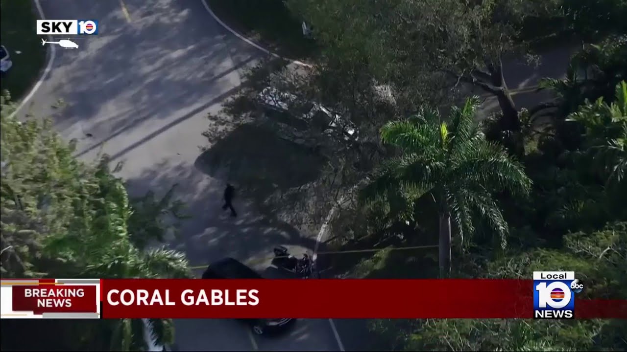 Police motorcycle officer airlifted after crash in Coral Gables