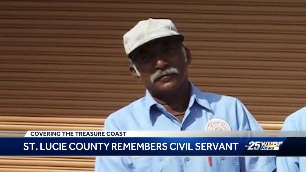 Port St. Lucie Public Works Department honors one of their own