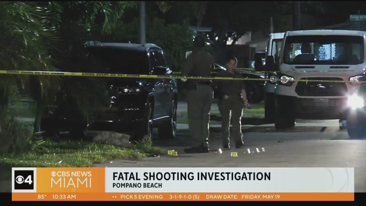 BSO investigating pompano Beach shooting that left one dead, two injured