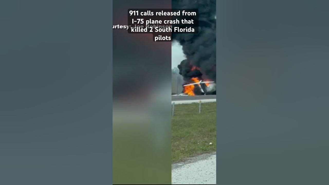Authorities have release the 911 calls after a jet crashed on I-75 near #Naples, killing 2 people.