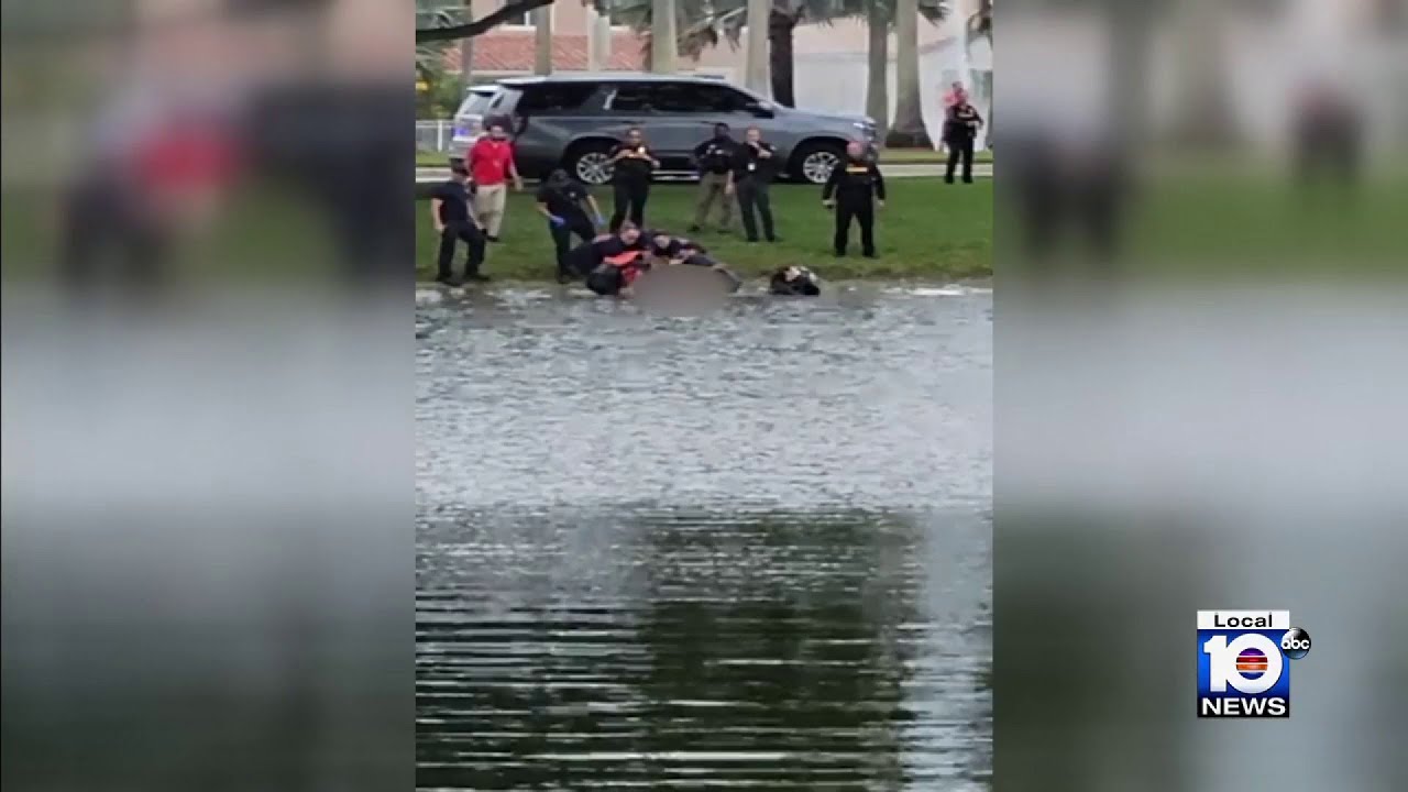 Suspect pulled from Pembroke Pines pond