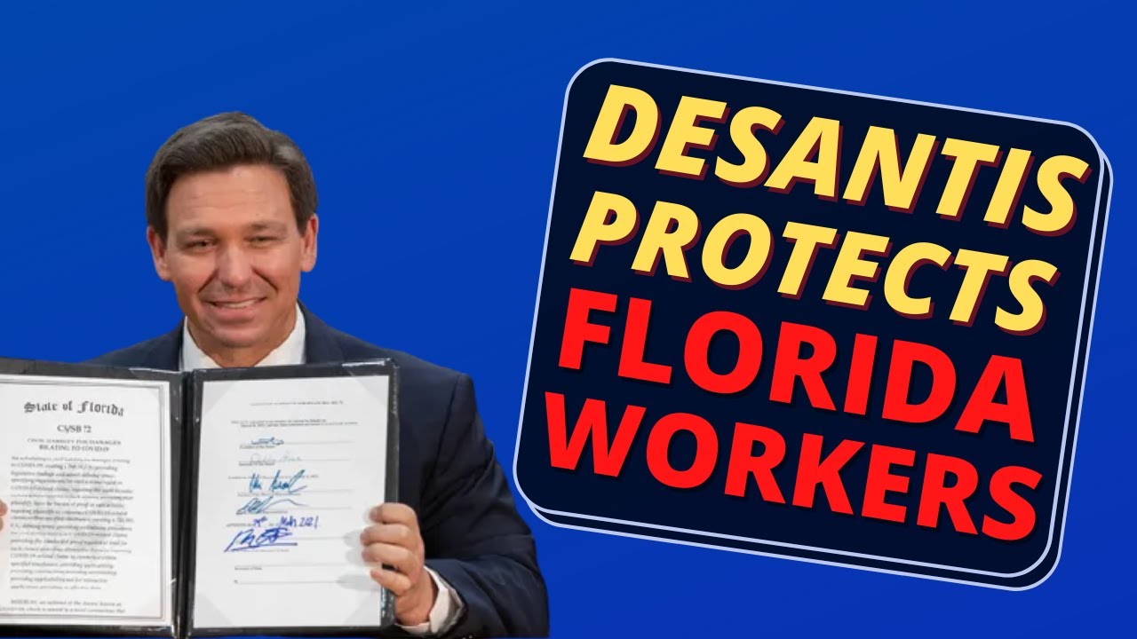 Ron DeSantis Most Savage Moment! Signs Bill Preventing Vaccine Mandates From Brandon Florida