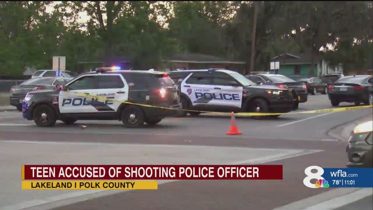 Boy, 13, shoots Lakeland police officer in foot during pursuit, chief says