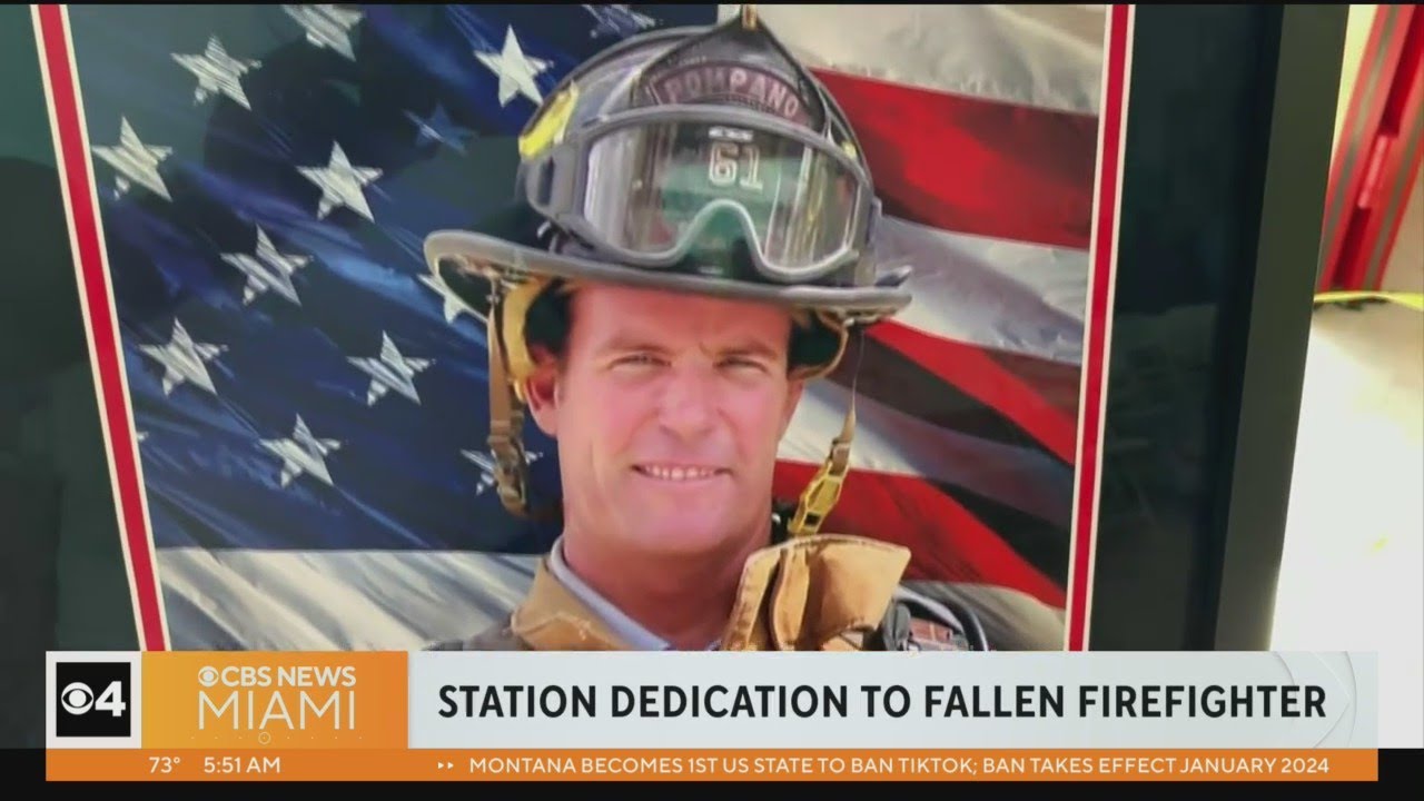 Pompano Beach fire station rededicated in honor of fallen hero