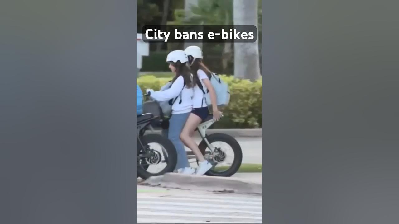#KeyBiscayne officials voted for an emergency ban on #ebikes Friday. #florida #shorts #ebike #miami