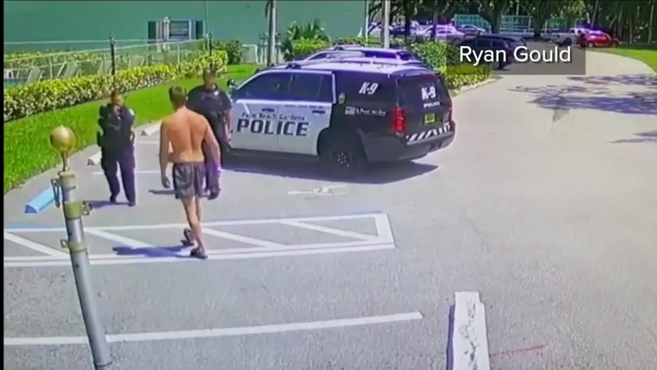 Palm Beach Gardens officer fired after drawing pistol on swimmer