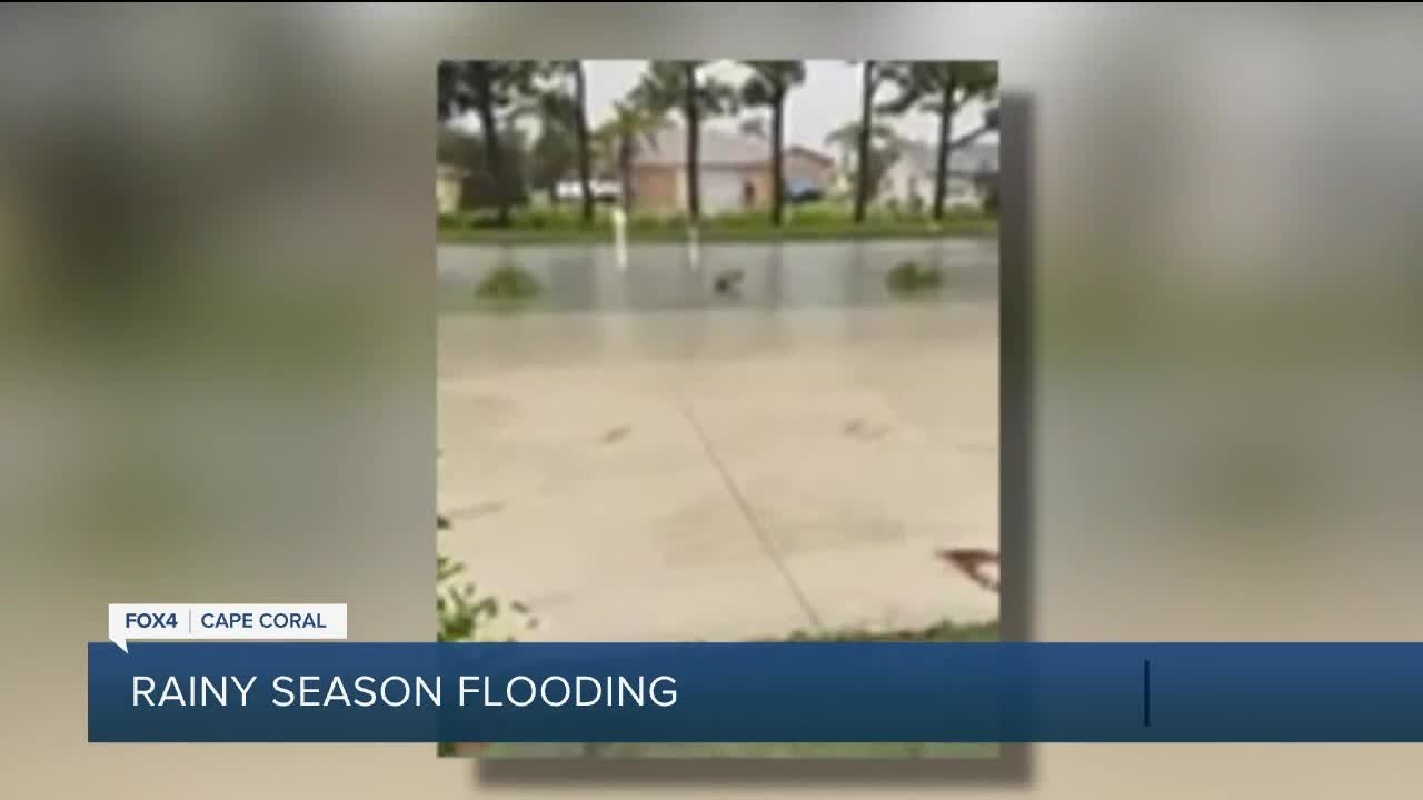 Cape Coral resident still dealing with rainy season flooding