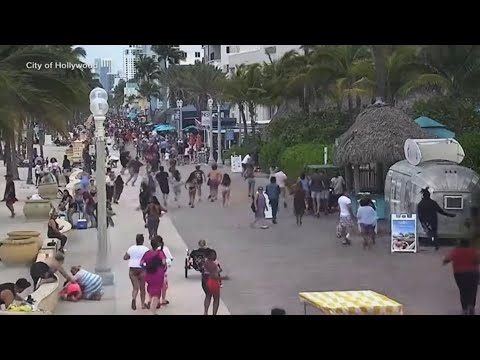 Hollywood, Florida shooting: Two arrested after nine people injured