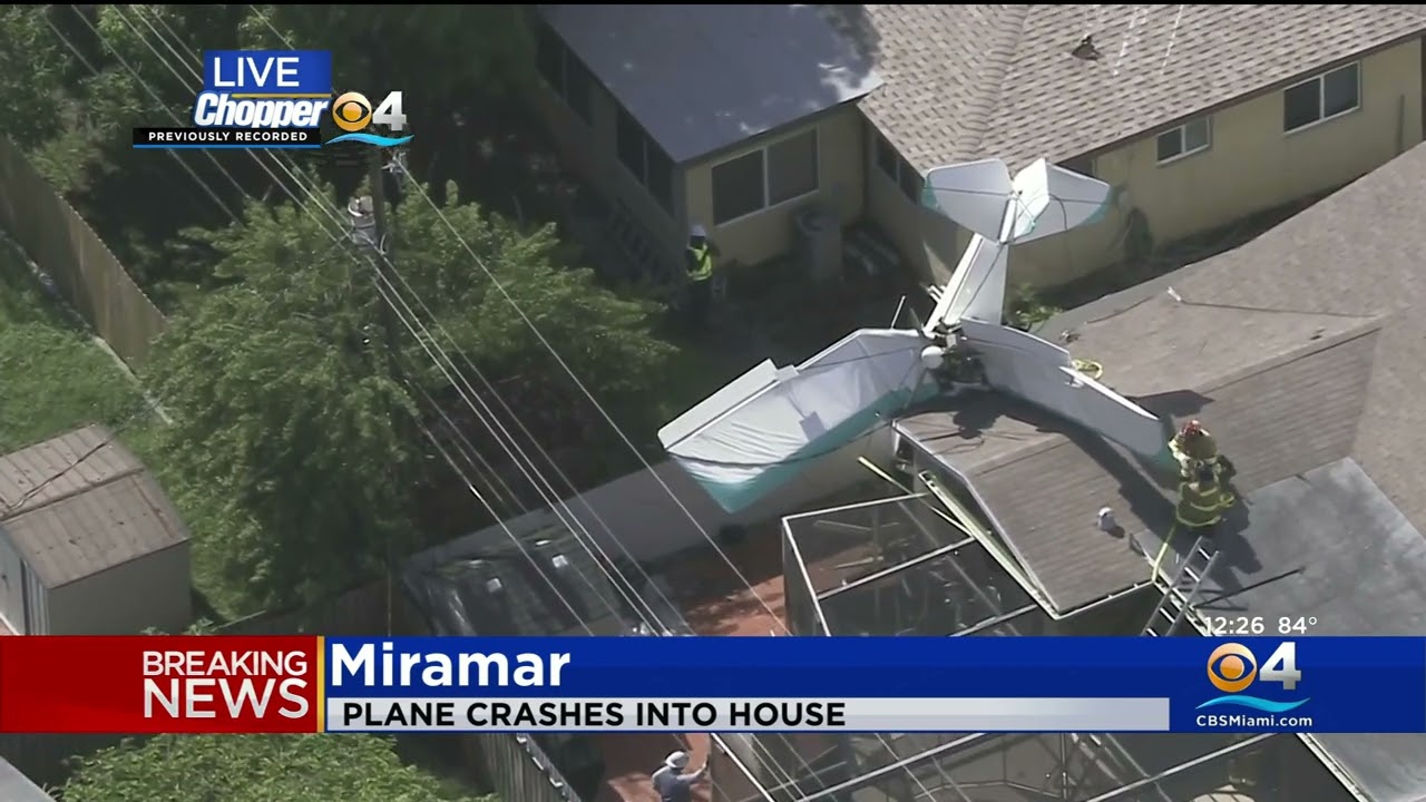BREAKING: Small Plane Crashes Into House In Miramar