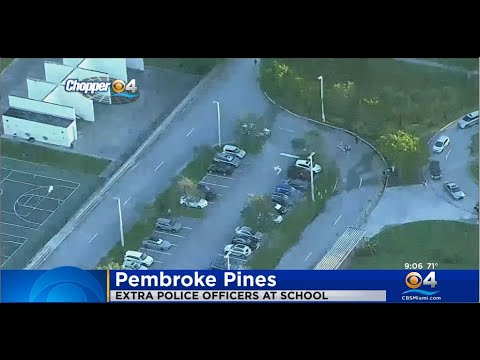 Extra Police Presence After Inappropriate Graffiti Found At Pembroke Pines School