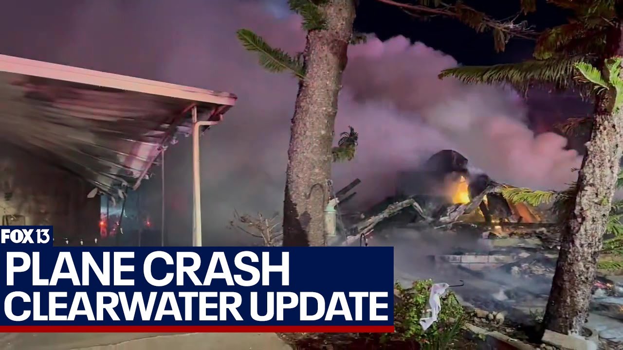 PRESS CONFERENCE: Plane crashes into mobile home park in Clearwater