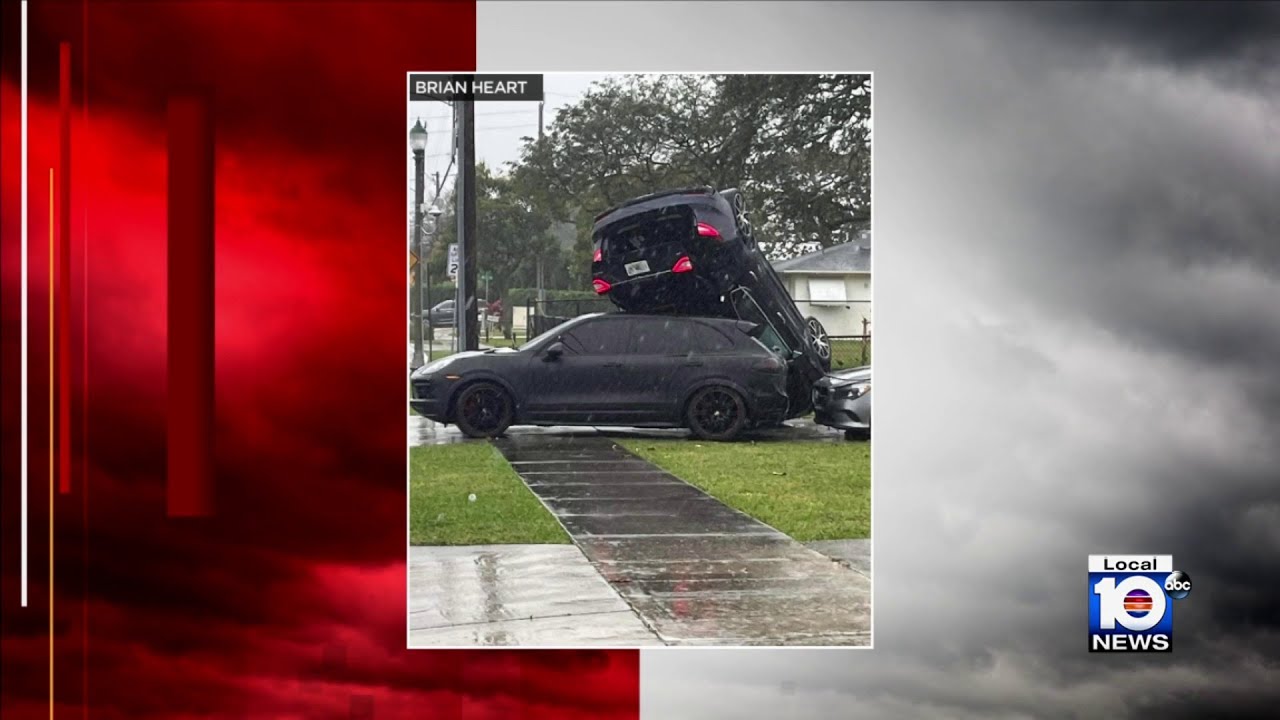 Strong storms leave damage spread across South Florida