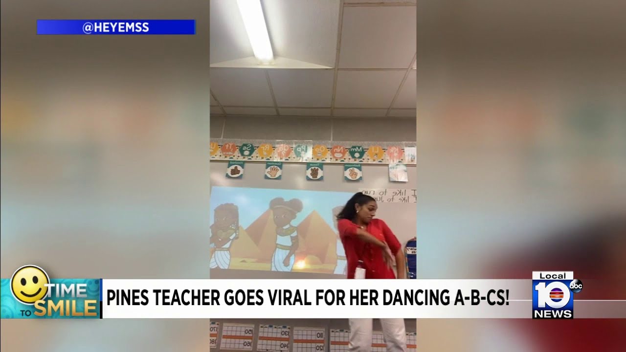 Time to Smile: Pembroke Pines teacher goes viral with dance moves