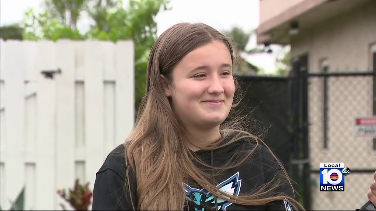 Plantation middle school student speaks about charter bus fire on Florida Turnpike
