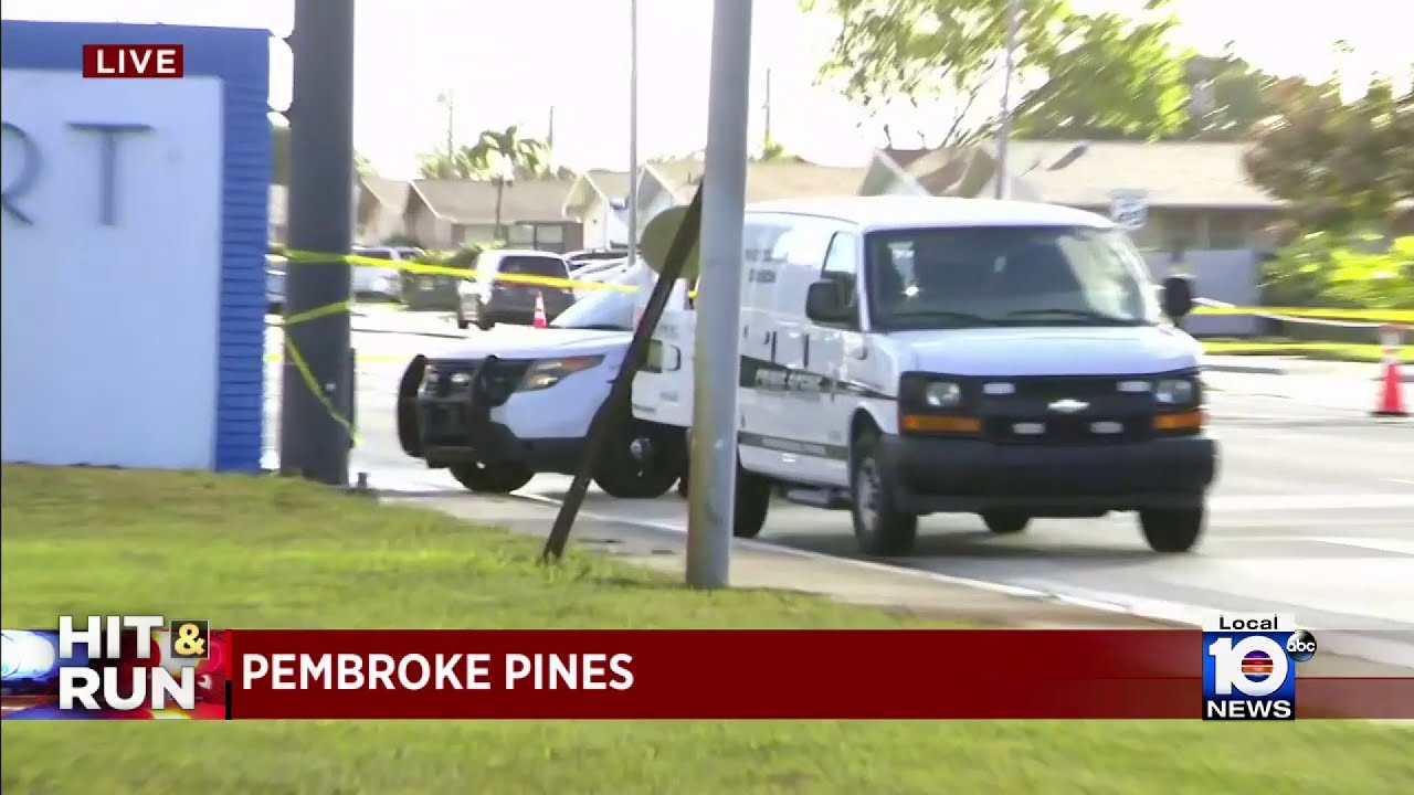 Pembroke Pines police searching for suspect after fatal hit-and-run in Miramar