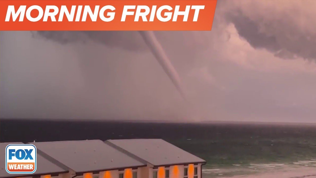 Waterspout Forms Over Florida's Miramar Beach