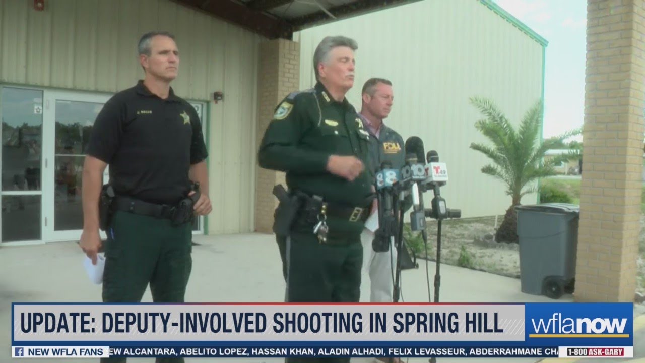 'Gang member' shot at deputies while hiding in Spring Hill home