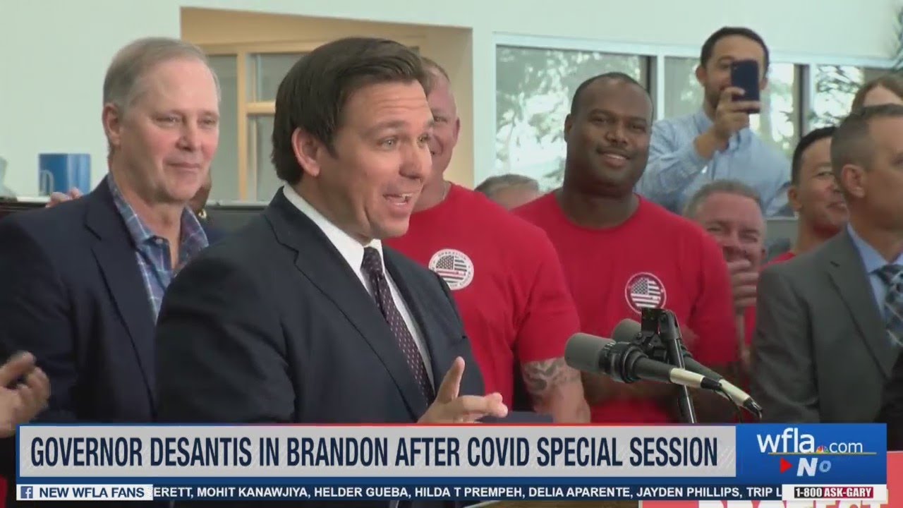 DeSantis questioned if bill signing in Brandon, Florida was troll on Biden administration